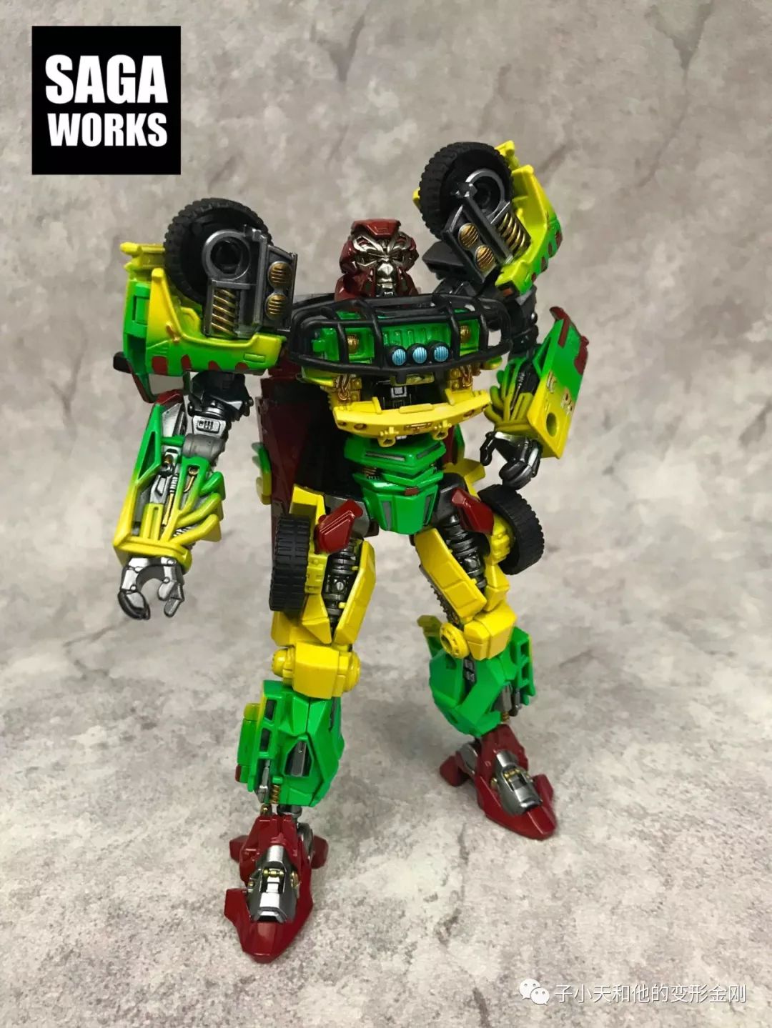 有看点变形金刚ss16救护车重涂侏罗纪涂装版
