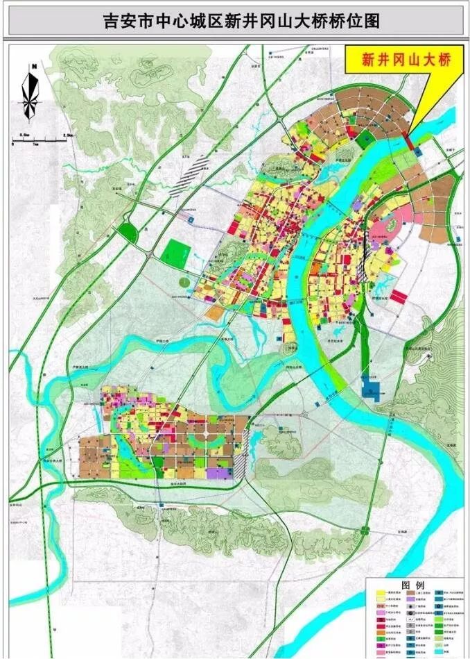 吉州区城北新区规划图图片