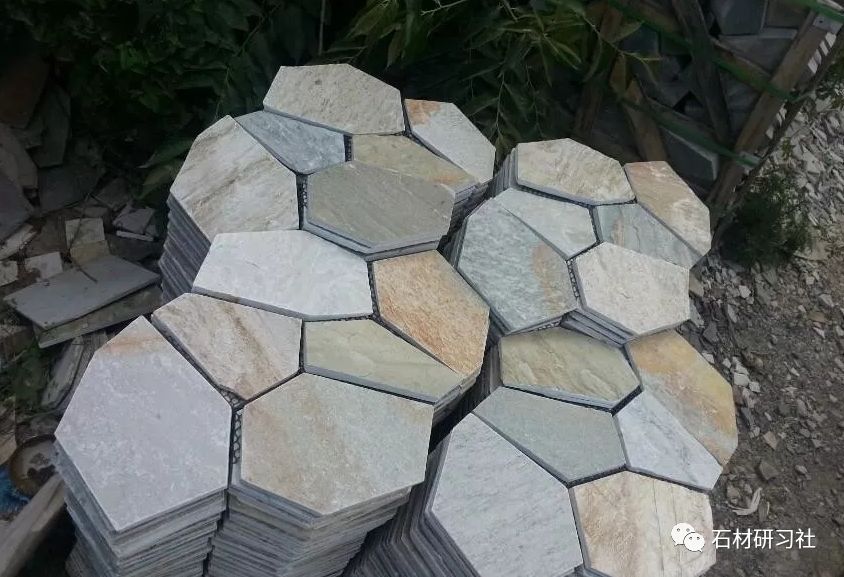 室外石材铺装用冰裂纹还是马蹄石