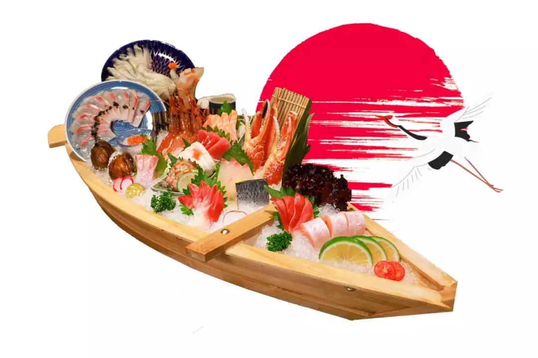 一艘船有 8-9种刺身,肉眼可见的丰盛!