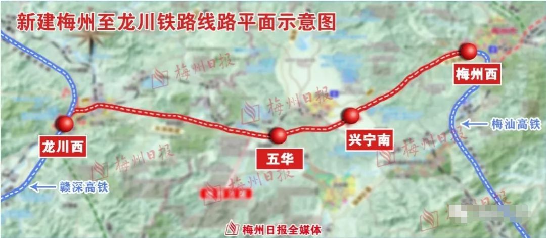 龙川西站高铁路线图图片