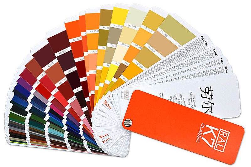 水性工业涂料色卡选择