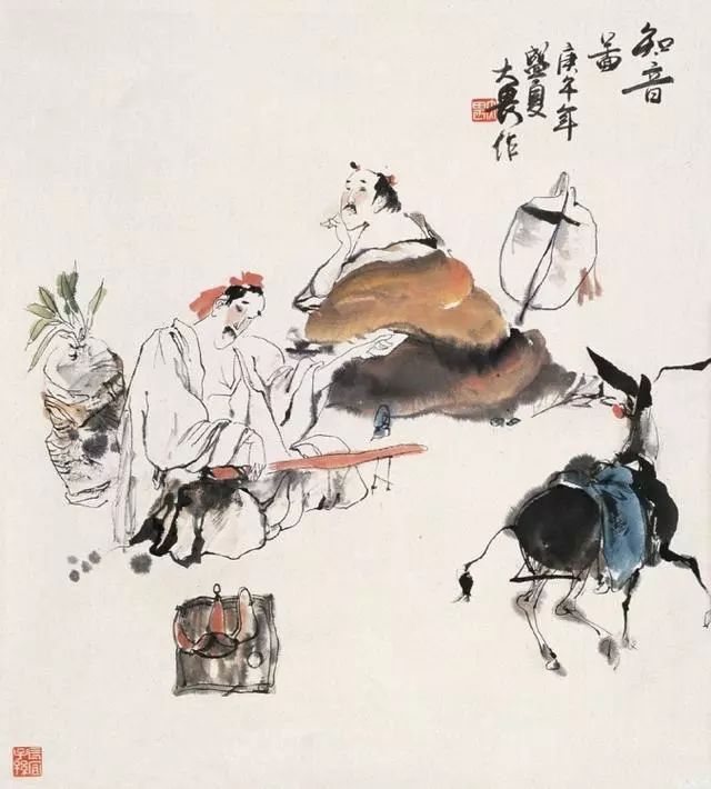 他的线描有一种摧枯拉朽的气势-施大畏绘画欣赏