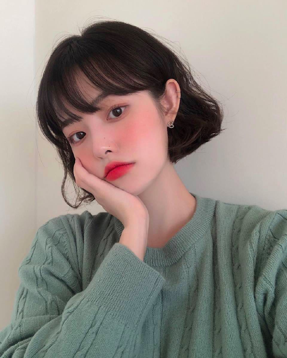 想剪短发了这些韩国ins最火的短发girl太好看了