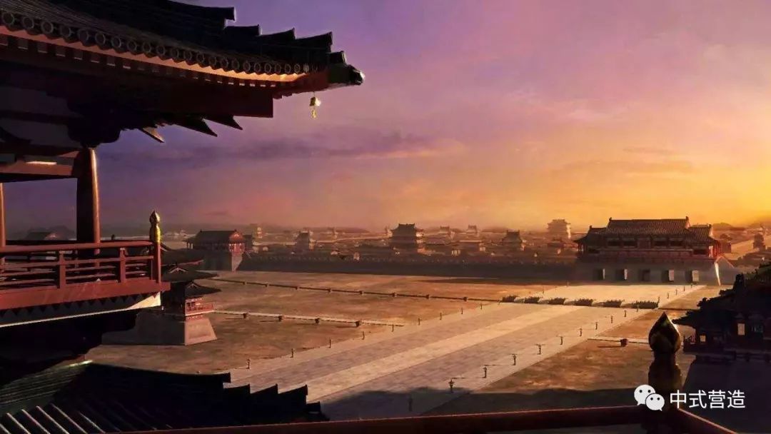 复原图大明宫含元殿复原预想图唐长安城,即隋大兴城,是隋唐两朝的首都