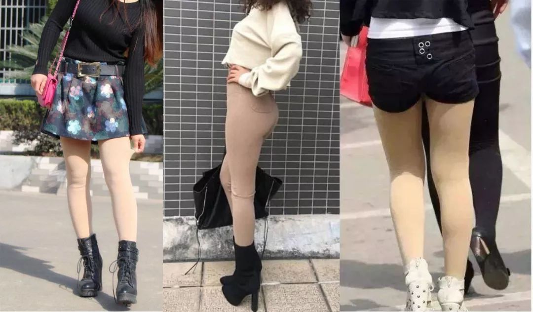 腿粗女人别乱穿,这条会"吃肉"的打底裤,让你1秒穿出小细腿!