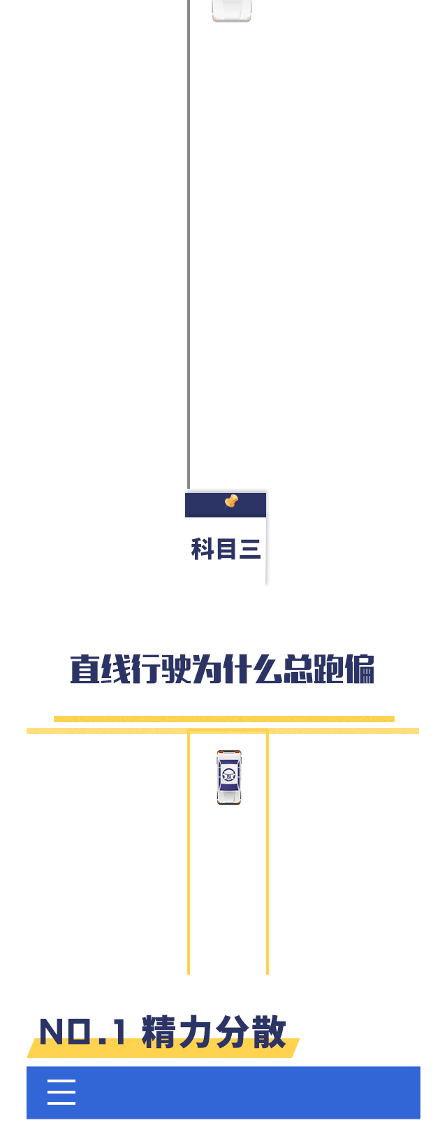 科目三直线行驶总跑偏问题出在这里