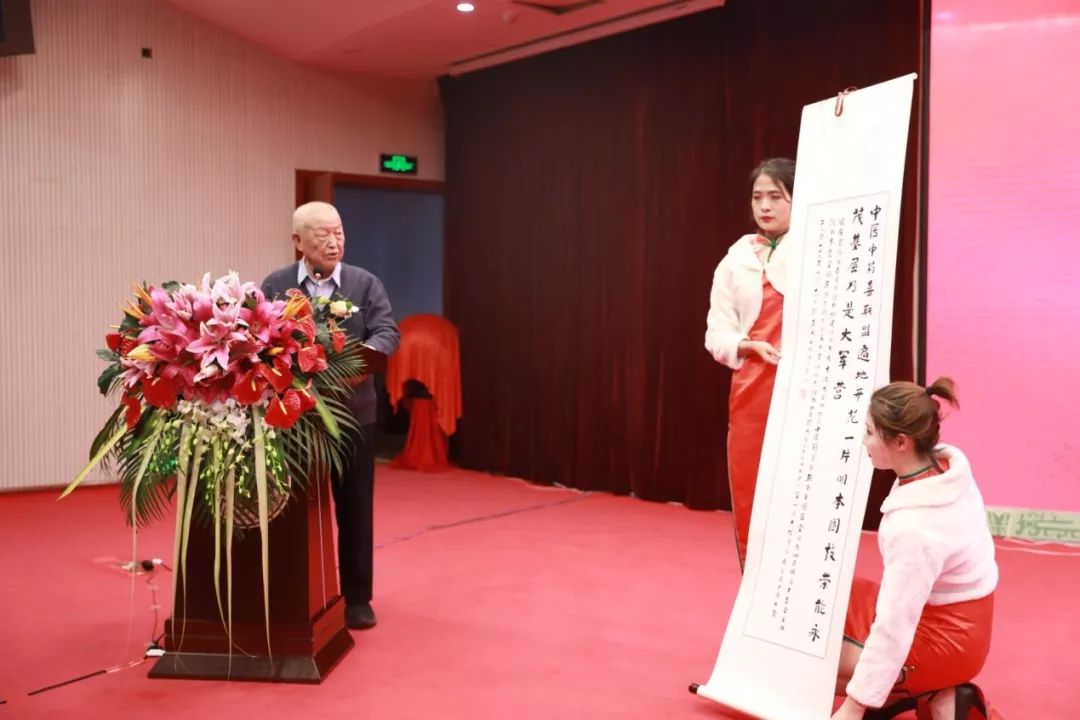 67世界中医药学会联合会领导和国医大师向杨兆林院长