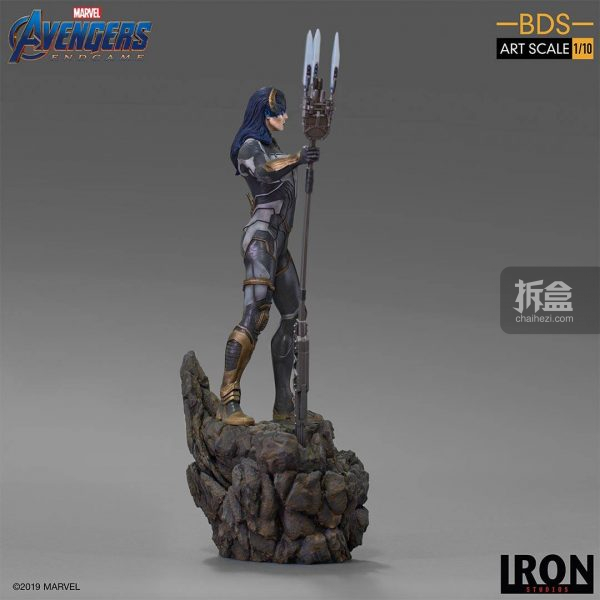 iron studios 漫威电影《复仇者联盟4:终局之战》黑曜五将1:10雕像