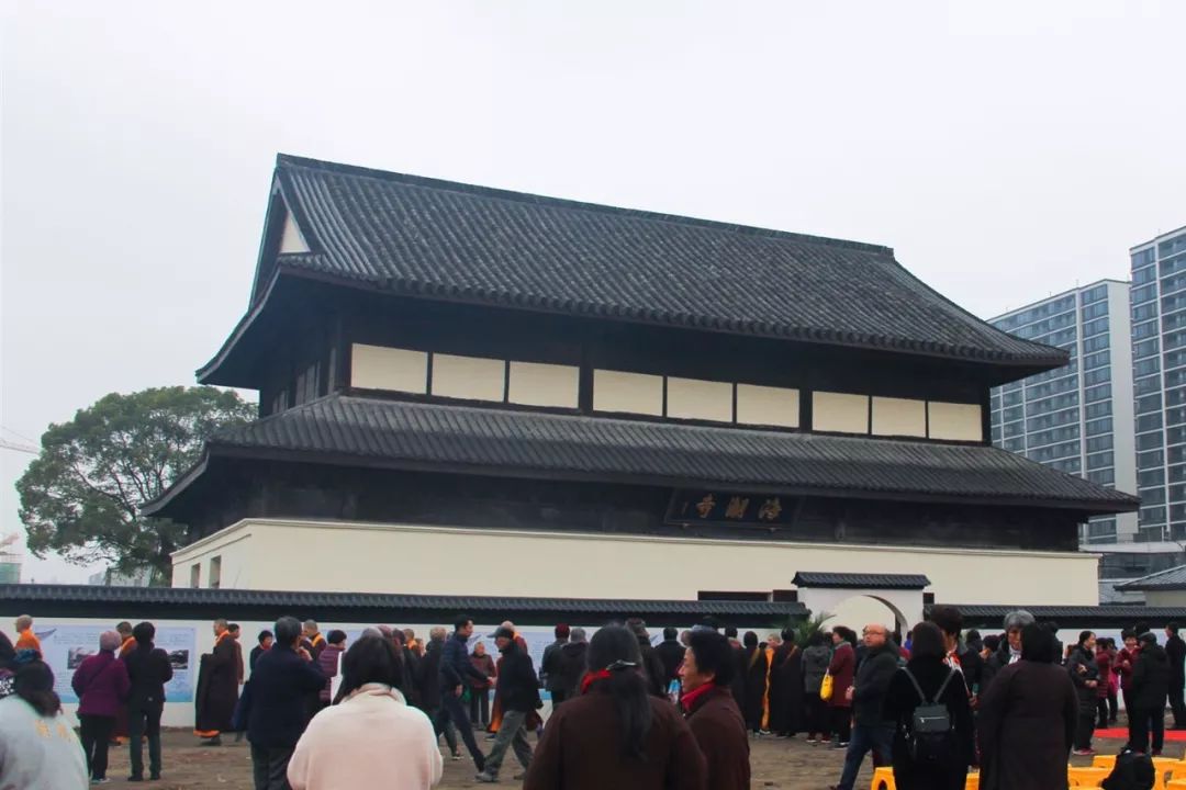 又一个文化新地标今天杭州海潮寺复建项目正式开工