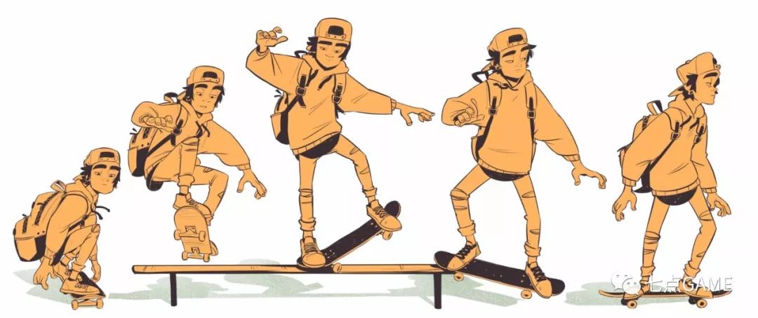 街头滑板少年跃然屏上,这画风很圈粉!-7.game