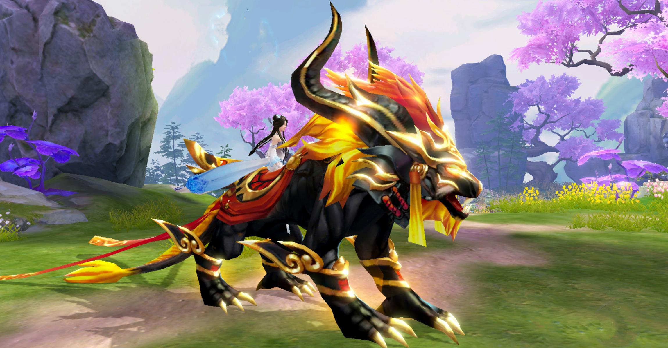 《绝世战魂》手游坐骑盘点,秀恩爱新姿势,全新双人坐骑曝光