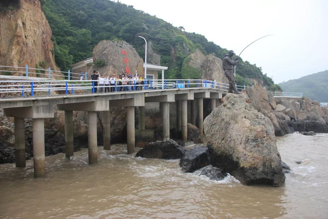 白沙岛大码头快完工了冬日里的这座岛别具风情