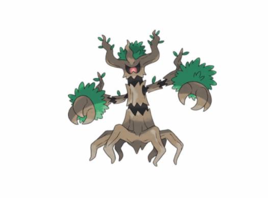 宝可梦图鉴709可以自由操纵其它的树木朽木妖