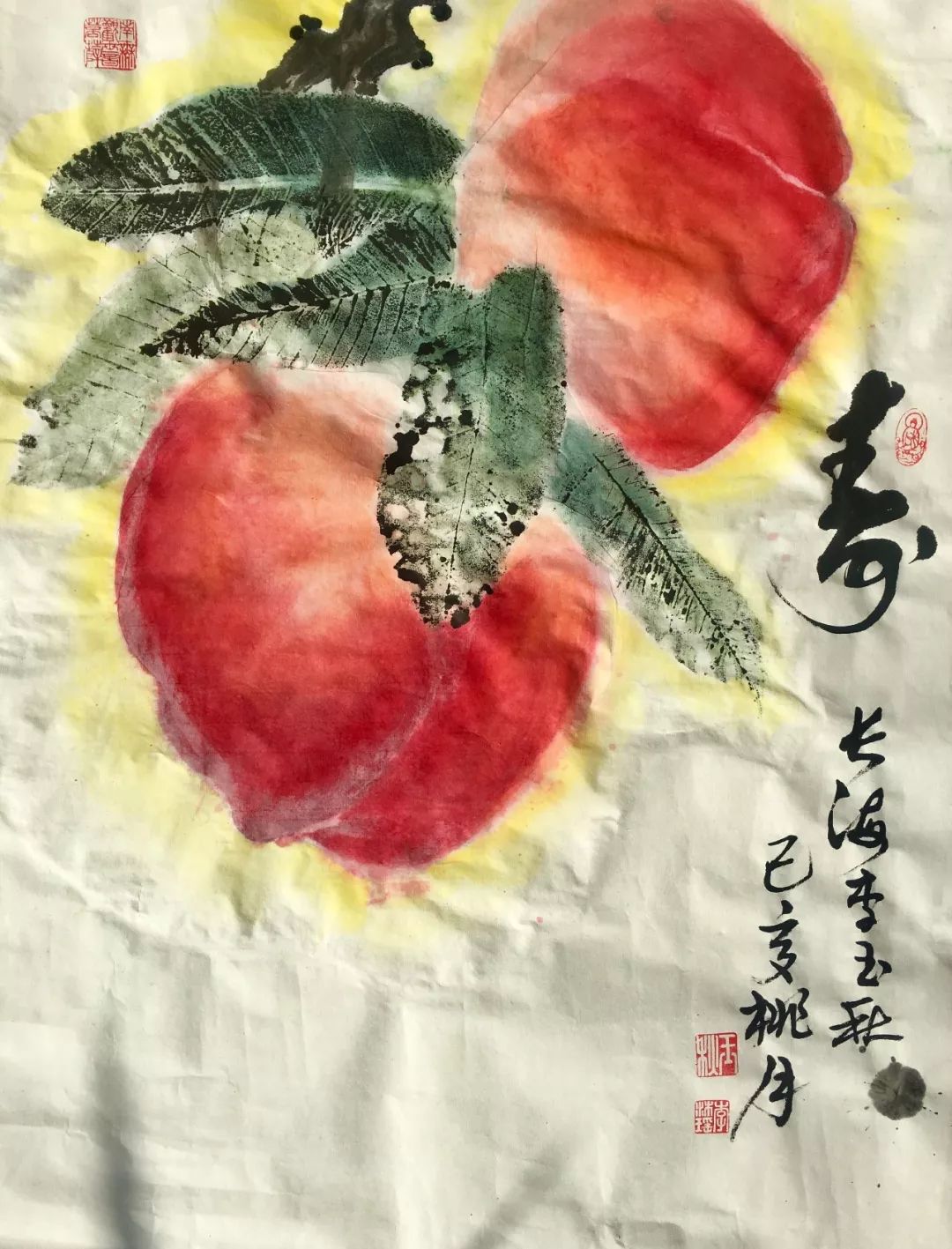 海島畫家李玉秋最新國畫作品:玉秋1983年入伍,1993年轉業到長海縣工作