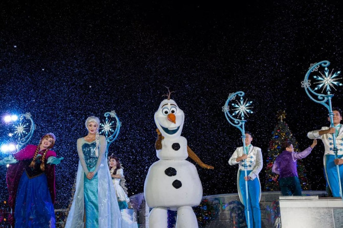 和大家在圣诞舞会不见不散米奇与好友圣诞舞会,有超多迪士尼朋友哦!