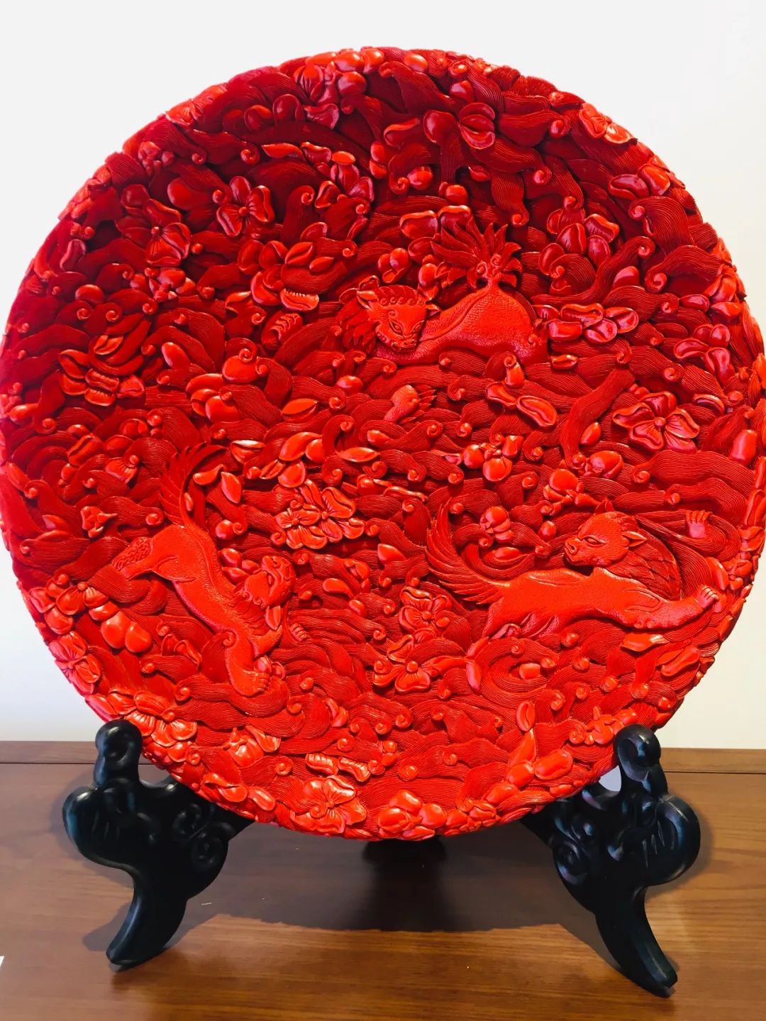 展讯丨朱漆华彩河北省非物质文化遗产朱江雕漆作品展