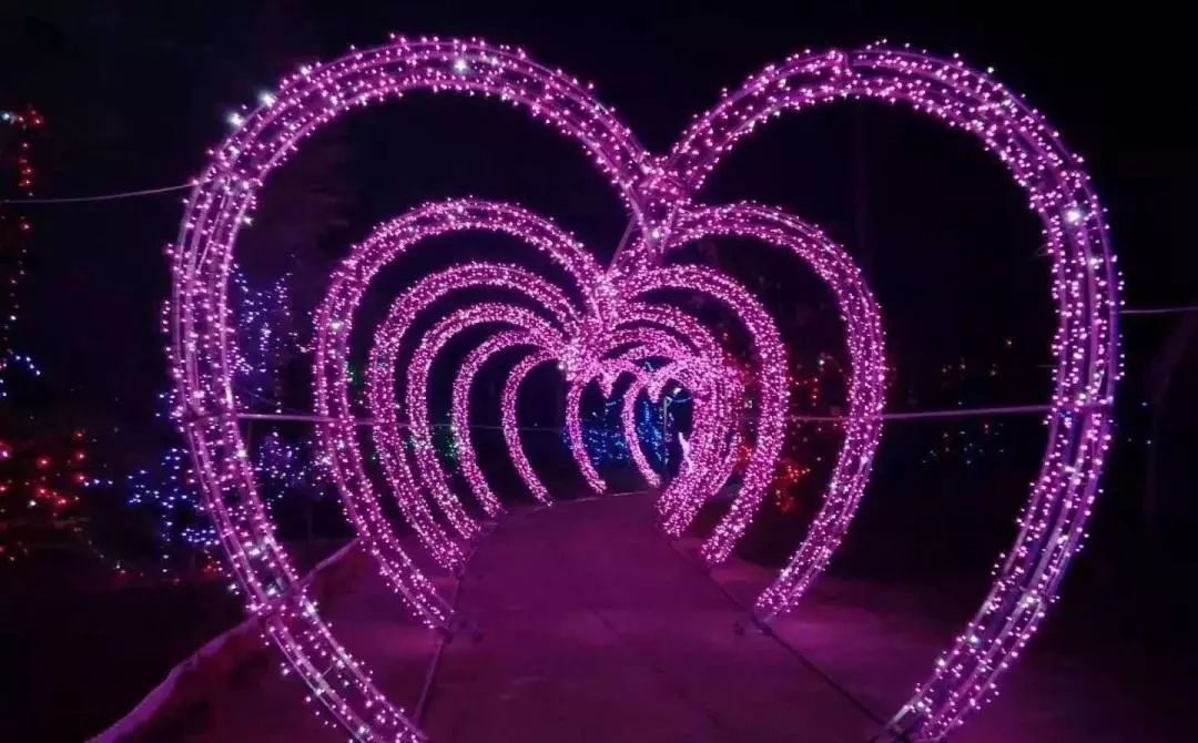 网红灯光展又又又来了快约上你们的好友来打卡吧