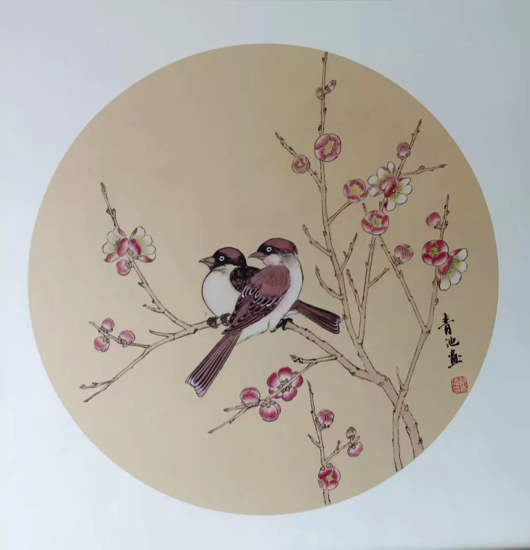戴青池工笔花鸟小品50幅清新动人