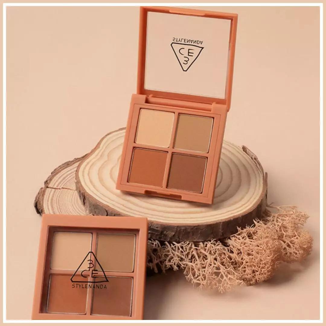 3ce出新品啦!这款四宫格眼影盘,看完不心动算我输