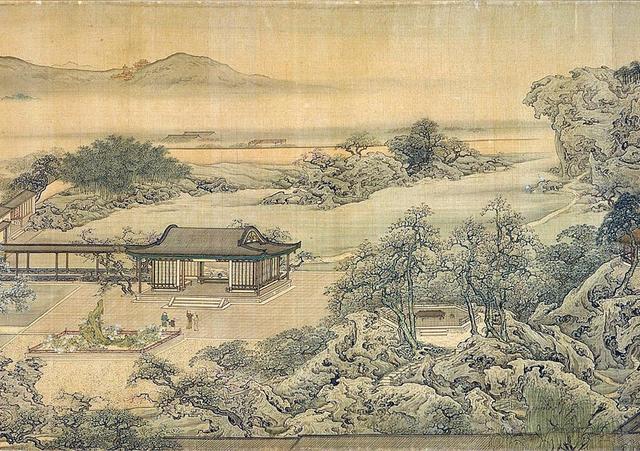 清代山水人物画一袁江袁耀