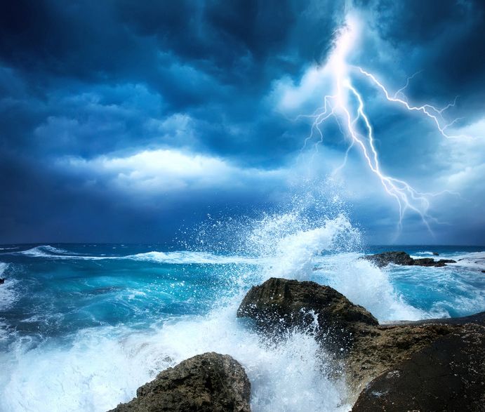 一根傲骨抵得住千年风云雷电海燕读诗