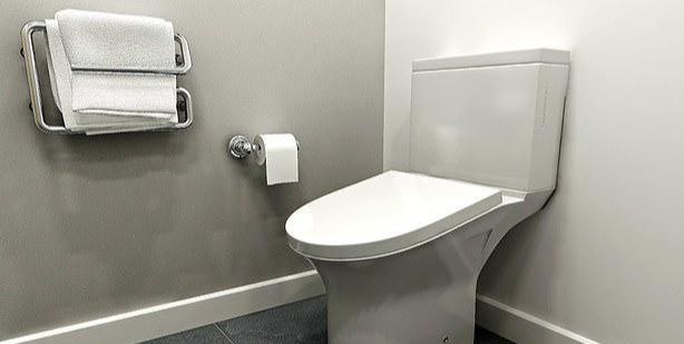 这类马桶适合带有卫生间的办公室吉尔称,当他发现员工在厕所里睡觉