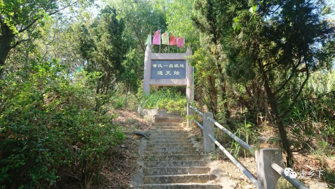 带你去看广东十大名古墓之台山黄氏宋代一品地通天烛又名仙人大座