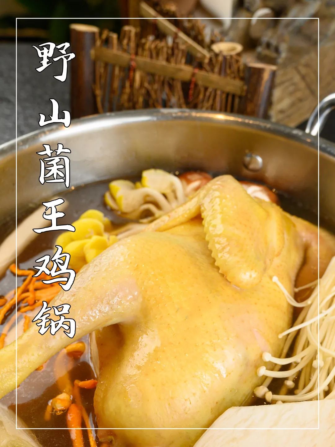 黑皮鸡枞菌涮火锅图片