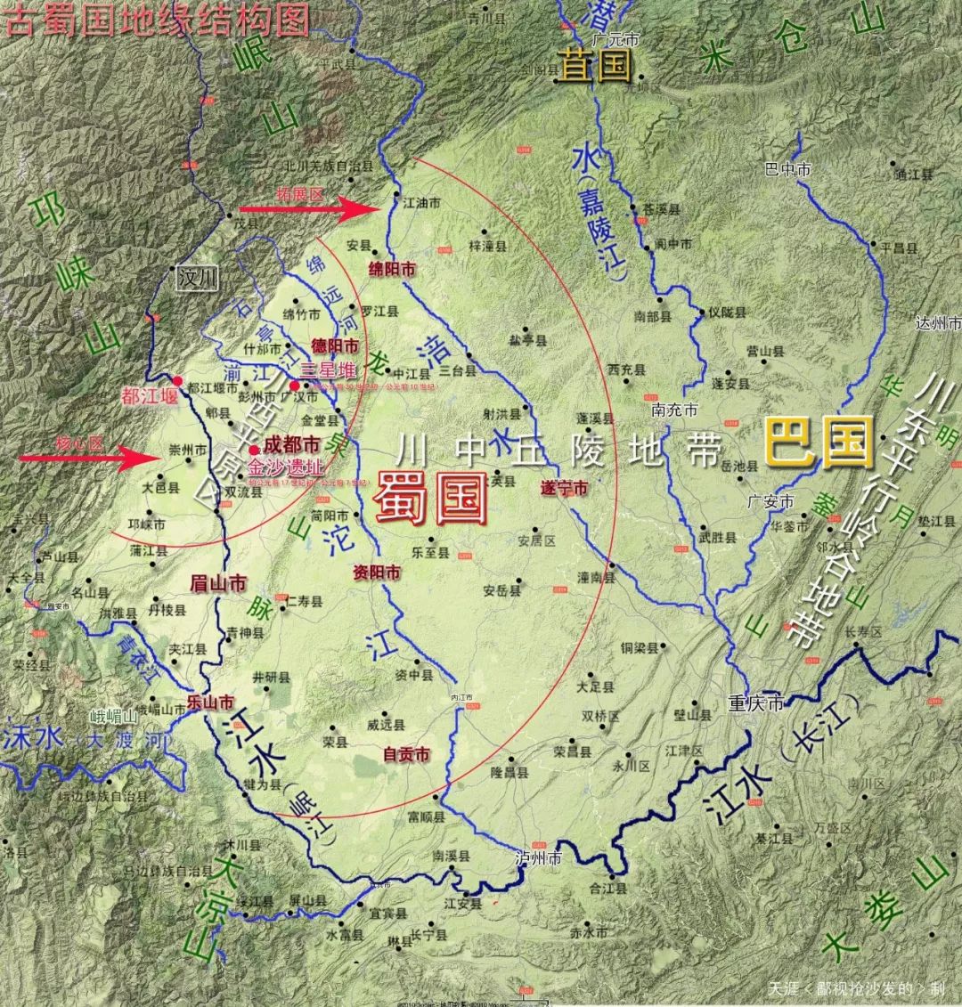 詳解都江堰及成都平原的地理結構