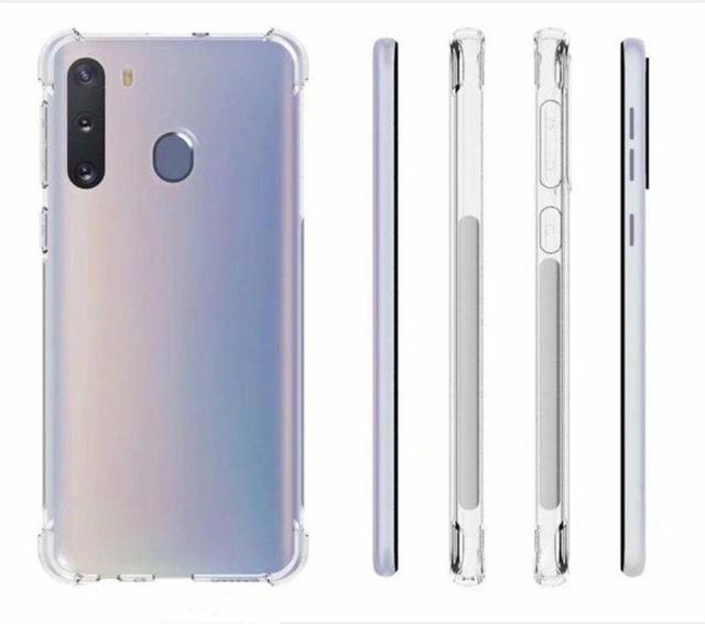 原创三星新机a21渲染图曝光后置指纹背部三摄