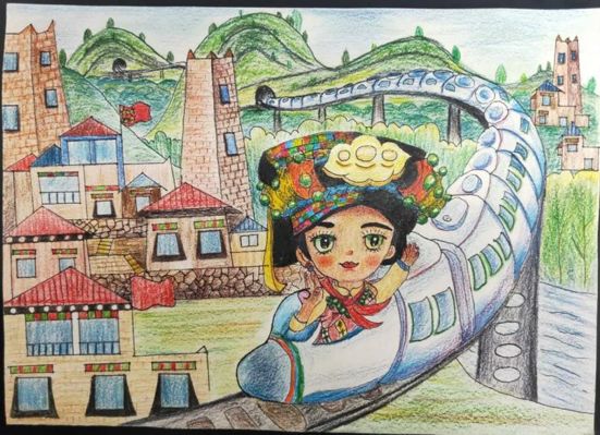 天路 杨鑫莹四川省阿坝藏族羌族自治州马尔康市第二小学美国华夏中文