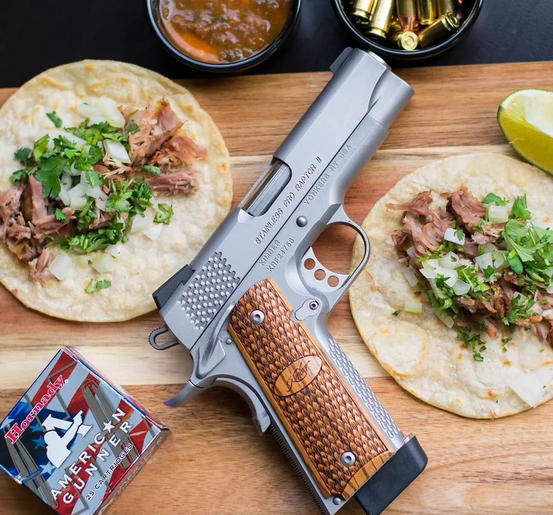 往期精选kimber1911华丽丽的全钢杀神