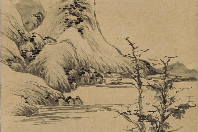 沈周《秋江闲钓图》