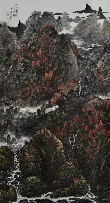 跳动着生命的艺术——中国当代实力派山水画家张法汀