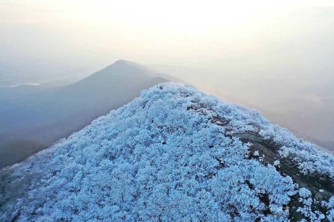 雪后的紫金山惊艳了全南京