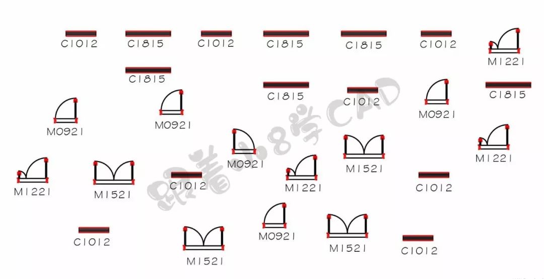 cad大佬这样制作门窗表的见