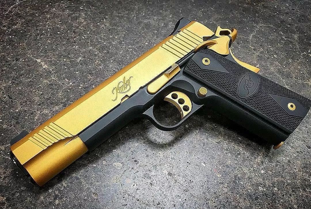 往期精选kimber1911华丽丽的全钢杀神