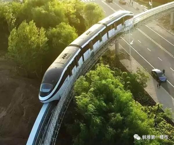 蚌埠云轨最新动态曝光淮上大道路面下月通车大庆北路站施工中