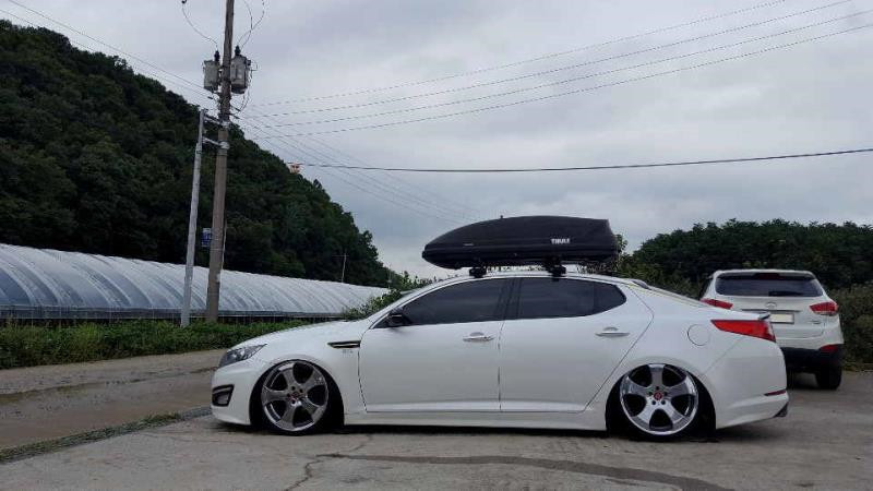 起亚k5底盘悬挂改装案例 卡边低趴新风格_搜狐汽车_搜狐网