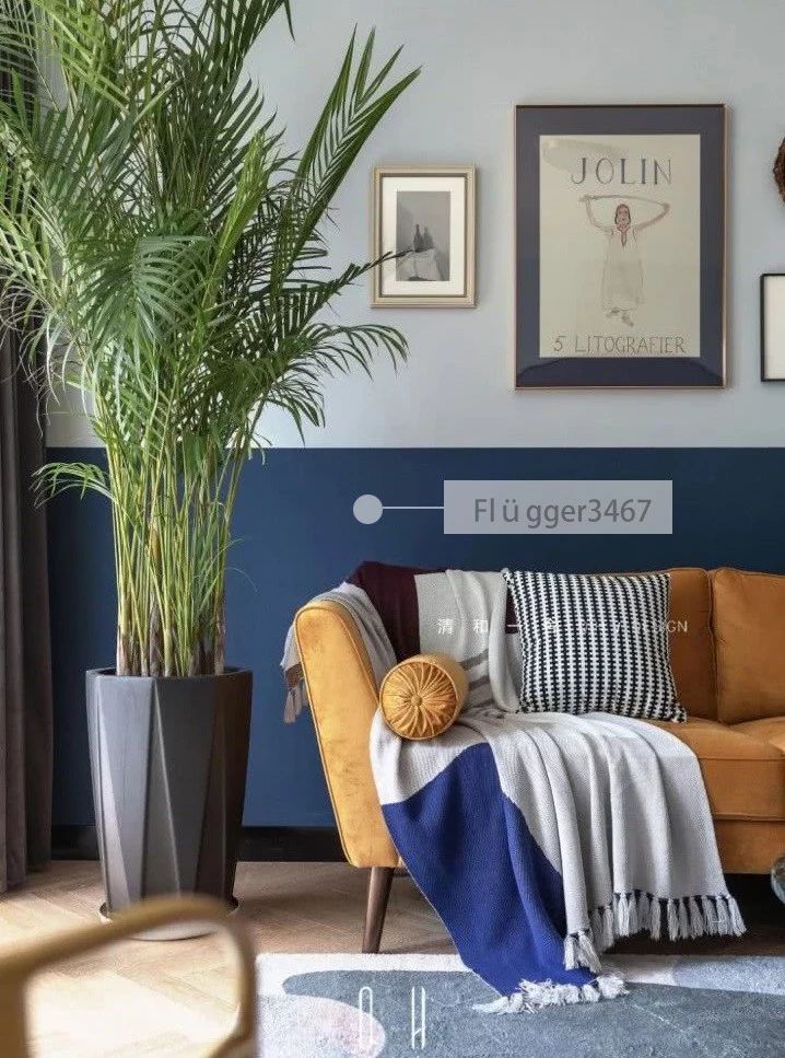 2020年度流行色经典蓝用在墙面有多美呢