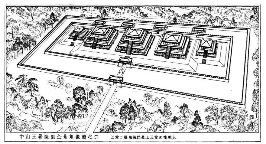 从今天的研究成果中,我们可以比较直观地看到兆域图对陵寝的规划设计.