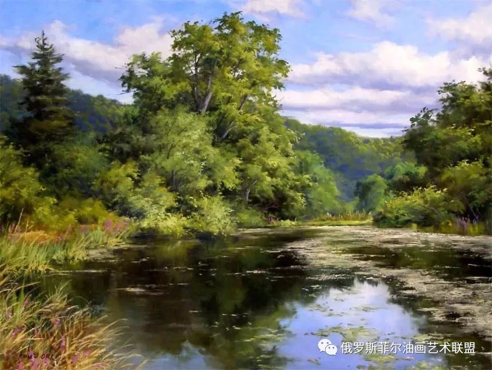 大自然之美马里埃尔艺术家谢尔盖巴索夫的油画欣赏