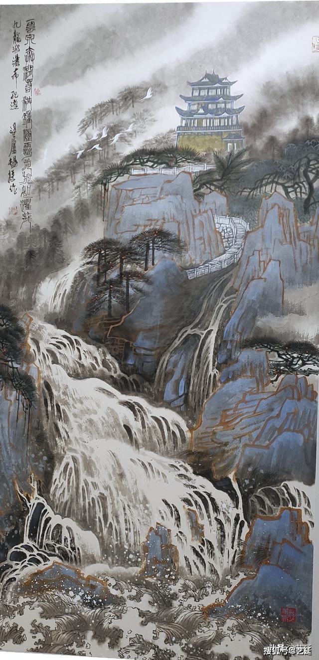 艺术家福建省画院原副院长杨挺老师最近一次展出的作品欣赏