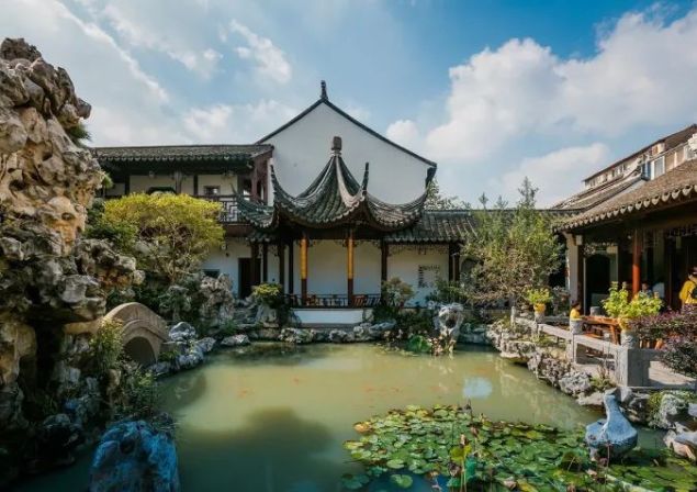 这座苏式园林造价高达16个亿装修是真的壕