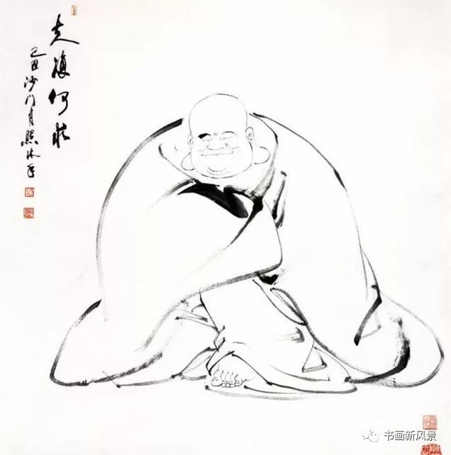 中国当代著名的宗教家,禅师,禅画家.