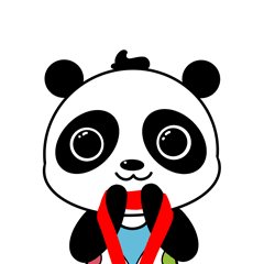 呆萌熊猫儿也来疯狂运动这款表情包分分钟应对你的斗图需求