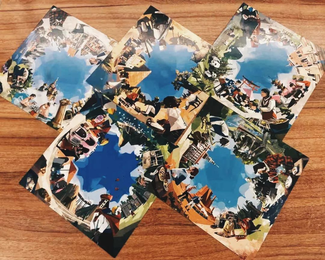 游戏配有5张各有特色的正反面纪念照片,每张的正面都是极地,背面则各