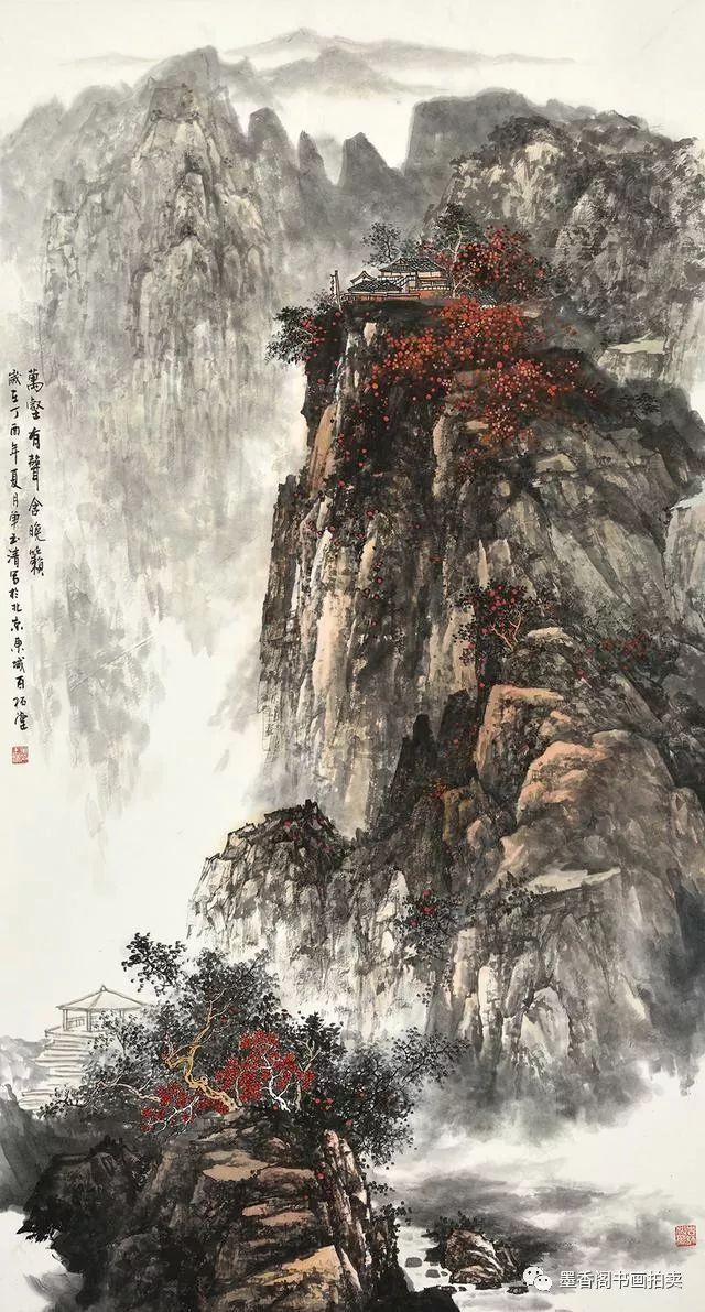 质朴厚重！他的山水画作品有南方山水的灵动，也有北方山水的风情_手机 