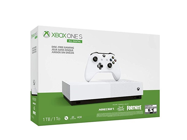 微软XboxOneS全数字版再次发售，1043元